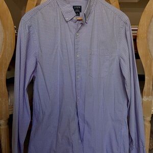 J. Crew Men's Purple Gingham Shirt